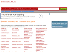 Tablet Screenshot of barkacsolas.dvit.hu